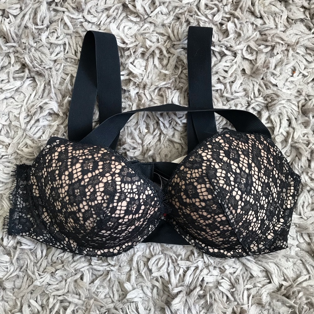 Black Adjustable Bra